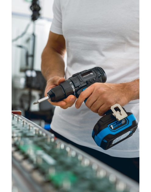 Zdjęcie: Wiertarko-wkrętarka bezszczotkowa 80 Nm HOGERT TECHNIK