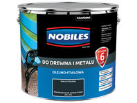 Zdjęcie: Emalia ftalowa półpołysk szary antracytowy Ftalonal 10 L NOBILES