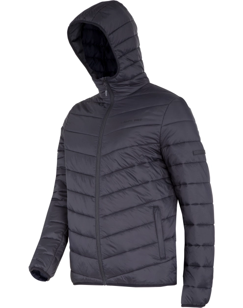 Zdjęcie: Kurtka ocieplana z kapturem, lekka, czarna, 3XL, CE, LAHTI PRO