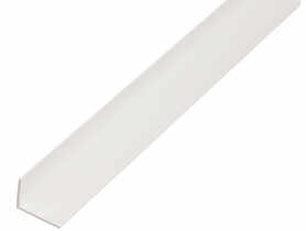 Profil kątowy PVC biały 1000x40x10x2,0 mm ALBERTS