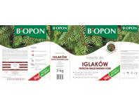 Zdjęcie: Nawóz do iglaków przeciw brązowieniu igieł granulat 3 kg BOPON