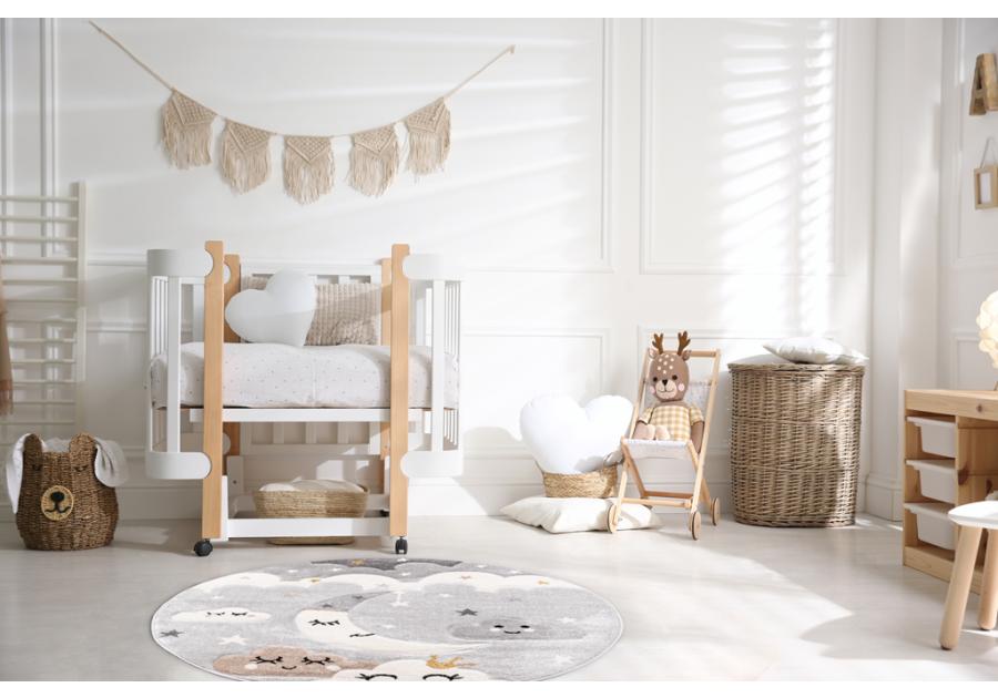 Zdjęcie: Dywan Bond Kids 120 cm koło noc szary MULTI-DECOR