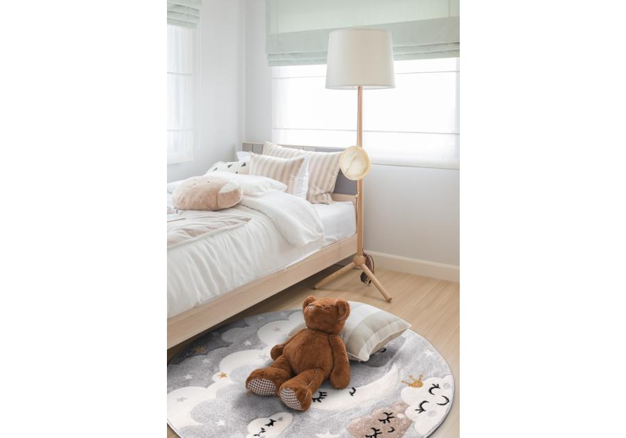 Zdjęcie: Dywan Bond Kids 120 cm koło noc szary MULTI-DECOR