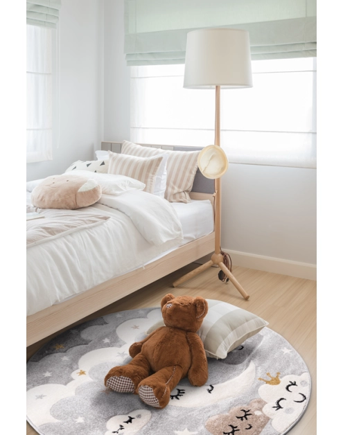 Zdjęcie: Dywan Bond Kids 120 cm koło noc szary MULTI-DECOR