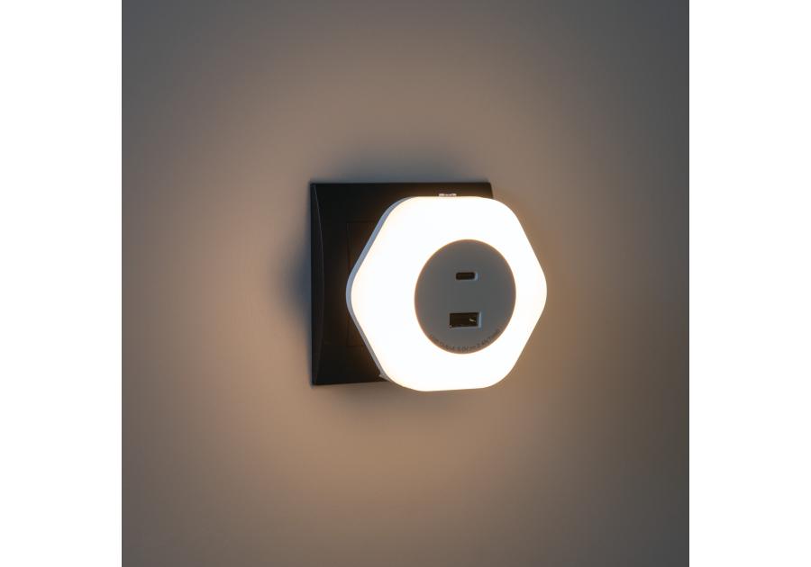 Zdjęcie: Oprawa LED Bola 2xUSB WW W KANLUX