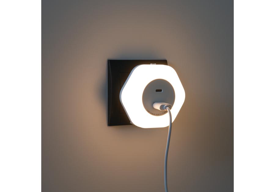 Zdjęcie: Oprawa LED Bola 2xUSB WW W KANLUX