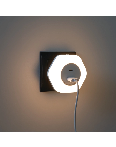 Zdjęcie: Oprawa LED Bola 2xUSB WW W KANLUX