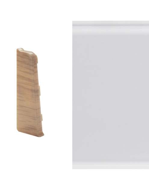 Zdjęcie: Zakończenie lewe do listwy Lars 2 szt. biały matowy ARBITON