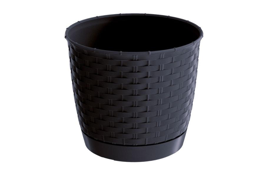 Zdjęcie: Doniczka Ratolla antracytowy 19 cm PROSPERPLAST