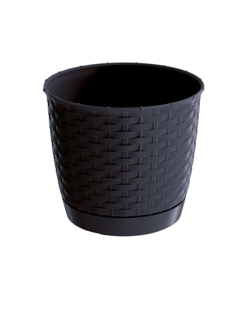Zdjęcie: Doniczka Ratolla antracytowy 19 cm PROSPERPLAST