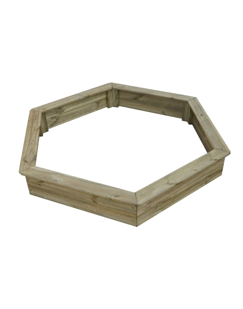 Zdjęcie: Piaskownica fi 144x20 sześciokątna z ławeczkami SOBEX