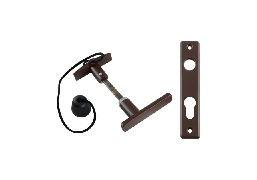 Zdjęcie: Klamka bramowa brąz KASTEL