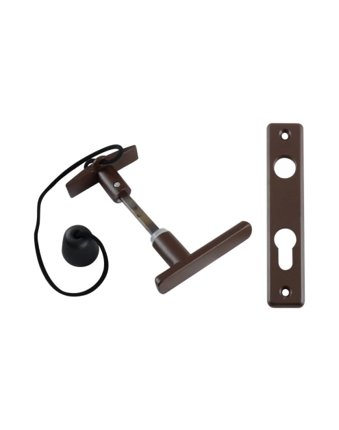 Zdjęcie: Klamka bramowa brąz KASTEL