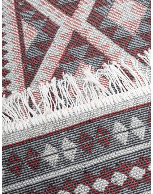 Zdjęcie: Dywan Kilim 70x140 cm ramka bordowy MULTI-DECOR