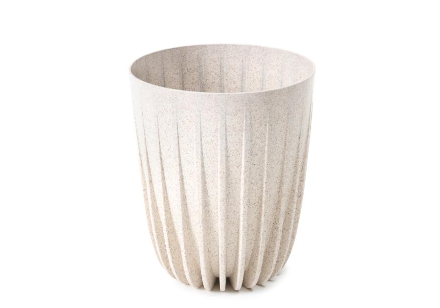 Zdjęcie: Doniczka Mira Eco wood 300 mm biały LAMELA