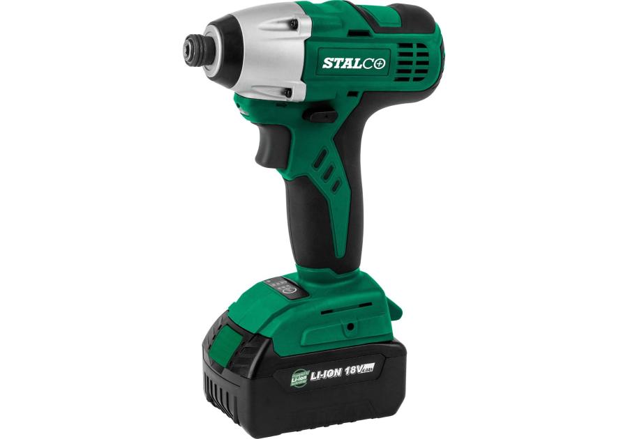 Zdjęcie: Zakrętarka udarowa li-ion 18v, 4,0ah 2-aku s-97160 STALCO