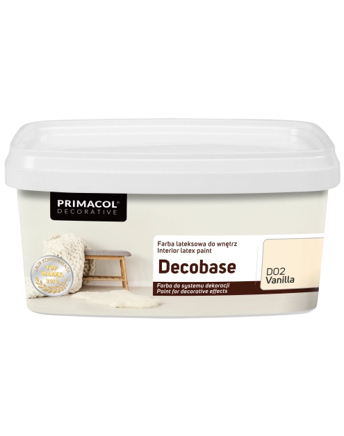 Zdjęcie: Farba Decobase 1 L Vanilla D02 PRMIACOL DECORATIVE