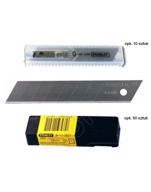 Zdjęcie: Ostrza wym. do nożyków 18 mm łamane 50 szt. STANLEY