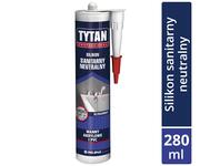 Zdjęcie: Silikon neutralny sanitarny do wanien bezbarwny 280 ml TYTAN PROFESSIONAL