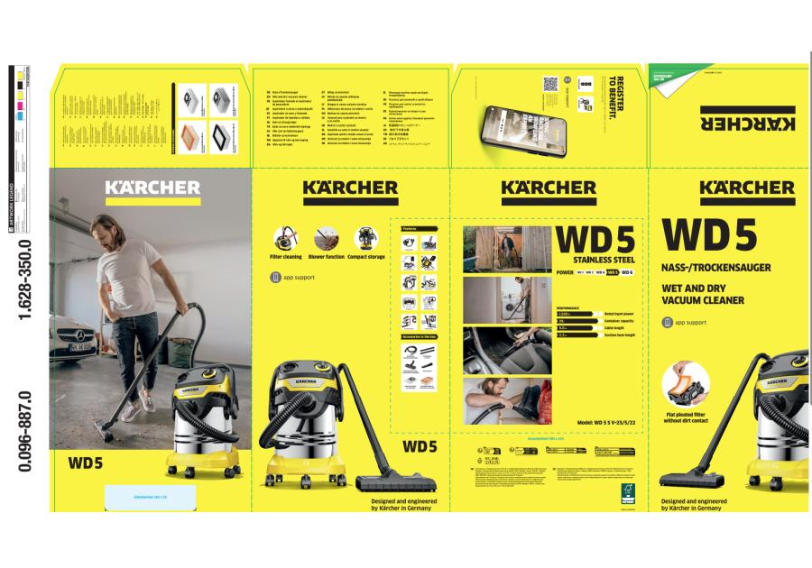 Zdjęcie: Odkurzacz uniwersalny WD 5 S V-25/5/22 1.628-350.0 KARCHER