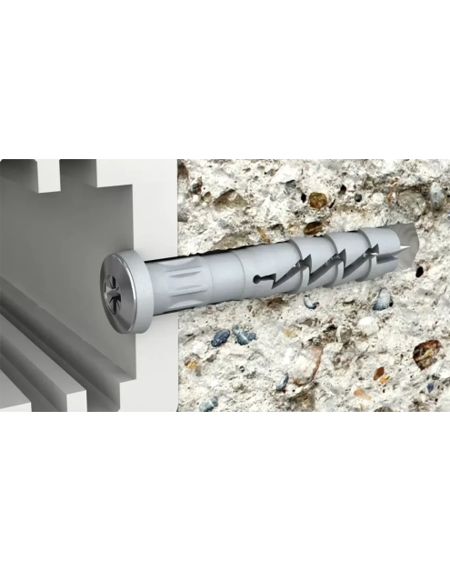 Zdjęcie: Kołek FX-N-C wbijany nylonowy szybkiego montażu z kołnierzem cylindrycznym 5x30 mm 100 szt. RAWLPLUG