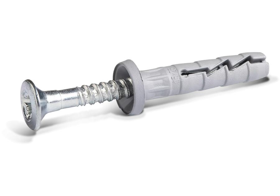 Zdjęcie: Kołek FX-N-C wbijany nylonowy szybkiego montażu z kołnierzem cylindrycznym 5x30 mm 100 szt. RAWLPLUG