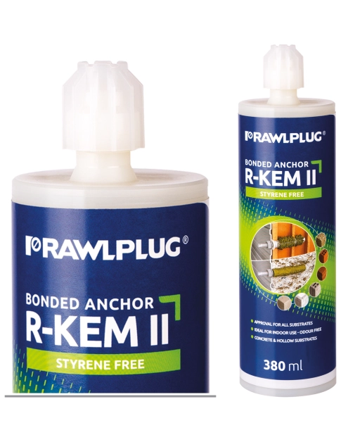 Zdjęcie: Kotwa chemiczna poliestrowa R-KEM-II standardowa szara 300 ml RAWLPLUG