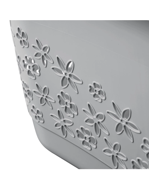 Zdjęcie: Kosz na pranie ergonomiczny z miękkimi uchwytami lasse 50 L nordic grey KEEEPER