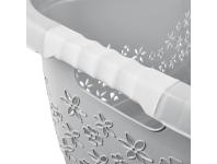 Zdjęcie: Kosz na pranie ergonomiczny z miękkimi uchwytami lasse 50 L nordic grey KEEEPER