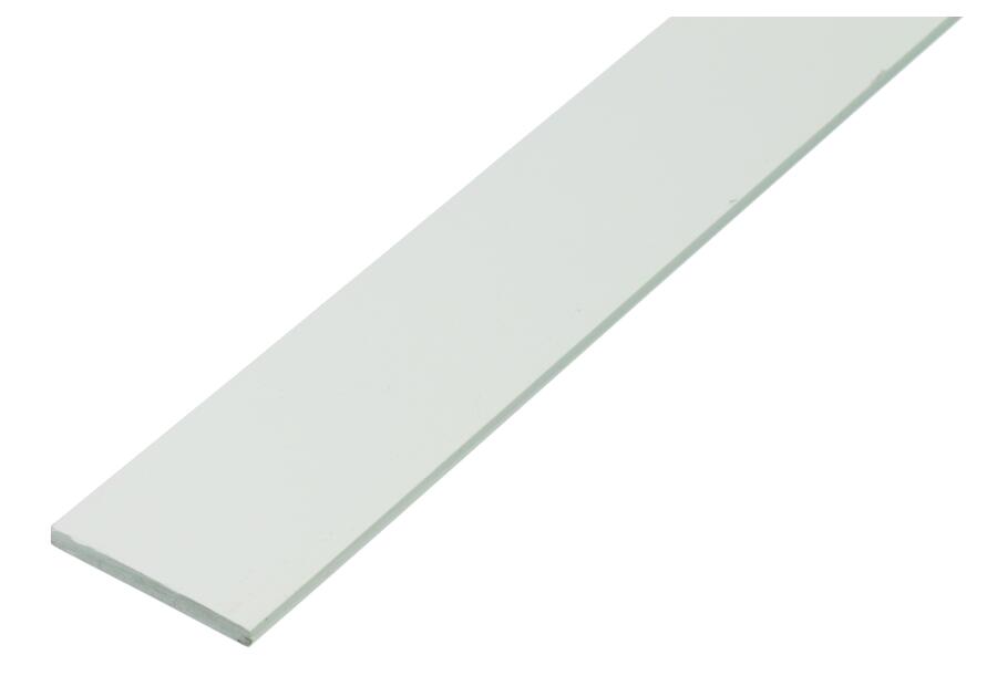 Zdjęcie: Płaskownik PVC biały 2000x20x2,0 mm ALBERTS