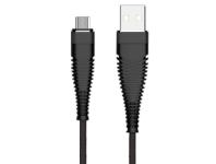 Zdjęcie: Kabel USB - micro USB wzmacniany czarny LB0152 LIBOX