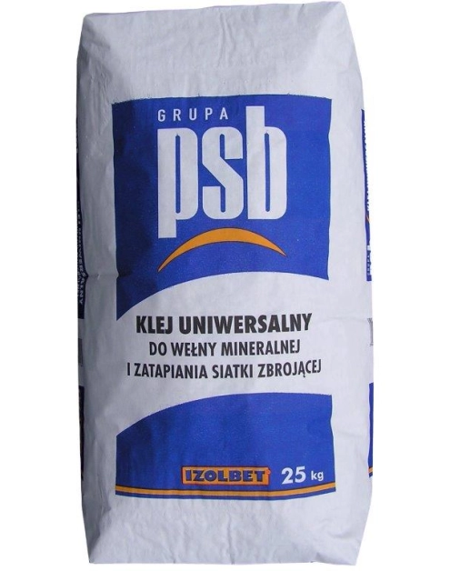 Zdjęcie: Klej uniwersalny do wełny minerlanej i zatapiania siatki PF04 25 kg PSB
