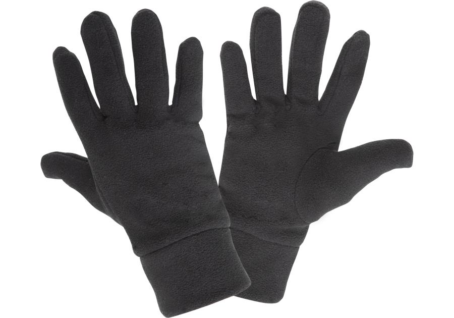 Zdjęcie: Rękawice ociepielane polar czarne,  10, CE,LAHTI PRO