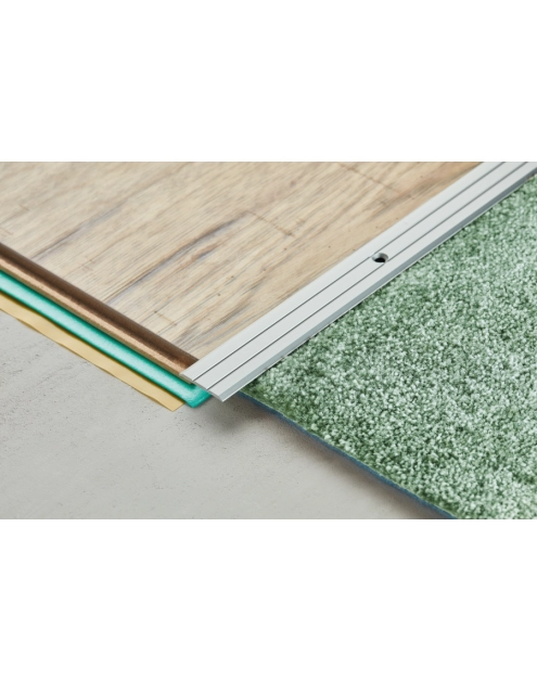 Zdjęcie: Profil progowy ochronny aluminium anoda 25 mm 0,9 m szampan CEZAR