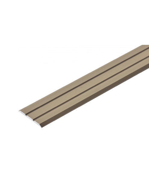 Zdjęcie: Profil progowy ochronny aluminium anoda 25 mm 0,9 m szampan CEZAR