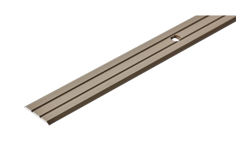 Zdjęcie: Profil progowy ochronny aluminium anoda 25 mm 0,9 m szampan CEZAR