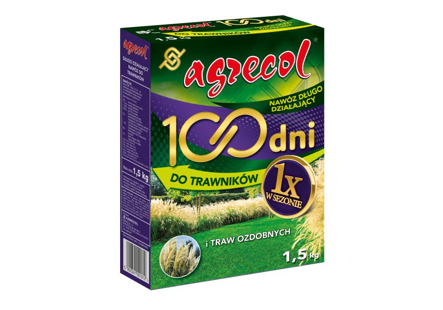 Zdjęcie: Nawóz do trawników 100 dni 1,5 kg AGRECOL