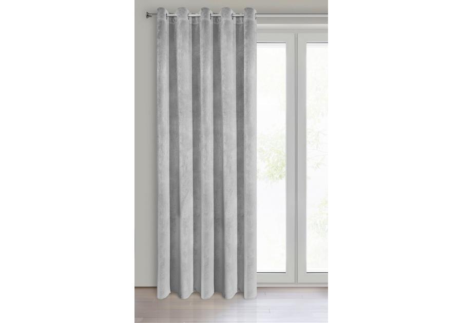 Zdjęcie: Zasłona gotowa Villa 140x250 cm stalowy EUROFIRANY