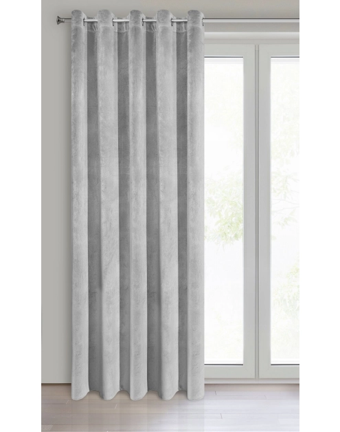 Zdjęcie: Zasłona gotowa Villa 140x250 cm stalowy EUROFIRANY