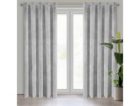 Zdjęcie: Zasłona gotowa Villa 140x250 cm stalowy EUROFIRANY