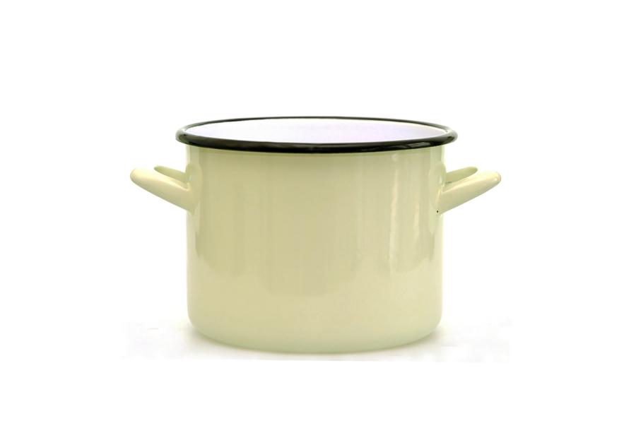 Zdjęcie: Garnek prosty 6,3 L - 22 cm kremowy SILESIA