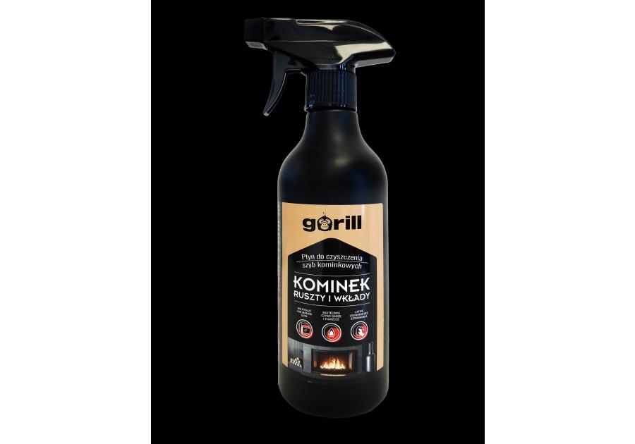 Zdjęcie: Płyn do czyszczenia szyb kominkowych 0,5 L GORILL