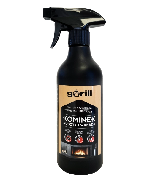 Zdjęcie: Płyn do czyszczenia szyb kominkowych 0,5 L GORILL