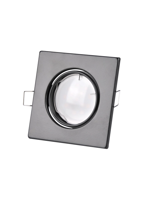 Zdjęcie: Oprawki ruchome LED Olin stal 3in1 kwadrat czarne perłowe 3pak POLUX