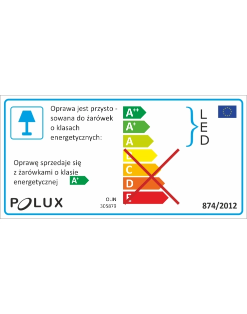 Zdjęcie: Oprawki ruchome LED Olin stal 3in1 kwadrat czarne perłowe 3pak POLUX