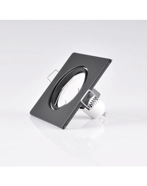 Zdjęcie: Oprawki ruchome LED Olin stal 3in1 kwadrat czarne perłowe 3pak POLUX