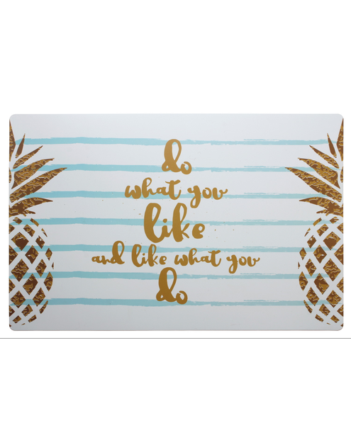 Zdjęcie: Podkładka stołowa Pina  43,5x28,5 cm biało-złoty UNIGLOB