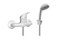 Zdjęcie: Bateria natryskowa z zestawem natryskowyn Perea chrom INVENA