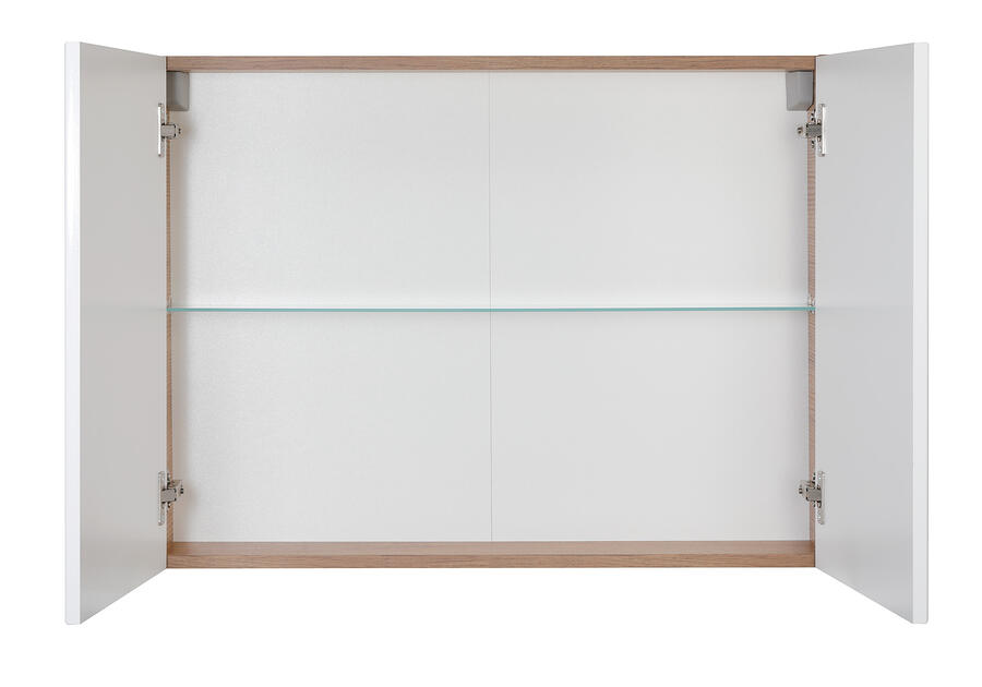 Zdjęcie: Szafka wisząca 80x60x16 cm, 2 drzwi, System c biały Country ASTOR