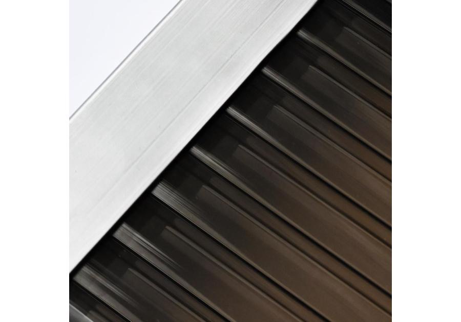 Zdjęcie: Profil aluminiowy zamykający dla grubości 10 mm 2,1m ROBELIT
